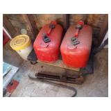 2 Gas Tank, Roller cart, Clamp, Minnow Bucket