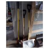 Pick Ax, Chise, Shingle Removal, Hoe, Snow Shovel