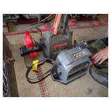 2- 12v Jumper Packs, hedge trimmer, pump