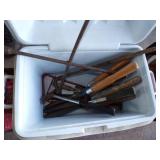 Cooler full of misc. Tool
