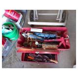 Tool box with misc. Tools and Tote with Misc Tools