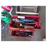 Tool box with misc. Tools and Tote with Misc Tools