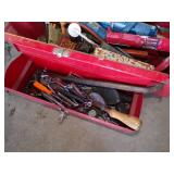 Tool box with misc. Tools and Tote with Misc Tools