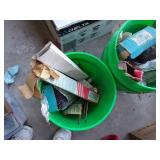 2 Green Buckets of Welding Stuff