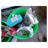 2 Green Buckets of Welding Stuff