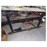 Pneumatic Hydraulic Table Bench with Content