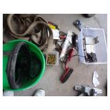 Box of Chainsaw Chain Sharpening Stuff