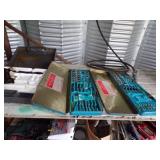 2 Tap and Die Set and Box of Misc Stuff