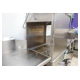 Commercial Dishwasher Unit & Stainless Steel Entrance and Exit Countertop Commercial Dishwasher Unit & Stainless Steel Entrance and Exit Countertop