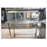 Commercial Warming Counter & Ticket Holder NSF Shelves on bottom Commercial Warming Counter & Ticket Holder NSF Shelves on bottom