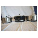 Crock Pot Lot (missing inserts) Crock Pot Lot (missing inserts)