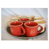 Makers Mark Whisky Red Beige Coffee Mugs Makers Mark Whisky Red Beige Coffee Mugs