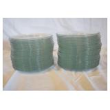 Glass Salad Bar Plates 8" diameter Glass Salad Bar Plates 8" diameter