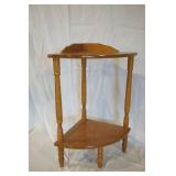 Wooden Corner Shelf 13"x 13" x 26" Wooden Corner Shelf 13"x 13" x 26"