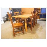 Wooden Dining Room Table and 6 Chairs Wooden Dining Room Table and 6 Chairs