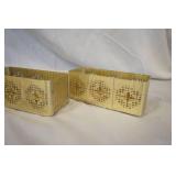 Decorative Metal Organizers 2.5"x6"x2.5" Decorative Metal Organizers 2.5"x6"x2.5"