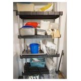 5 Tier Poly Shelf and Contents 5 Tier Poly Shelf and Contents