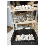 Commercial Restaurant Stoneware (bus cart not included, black tub is included) Commercial Restaurant Stoneware (bus cart not included, black tub is included)