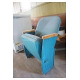 Vintage Movie Theatre Chair Vintage Movie Theatre Chair