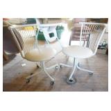 2ct Swivel Rolling Chairs 2ct Swivel Rolling Chairs