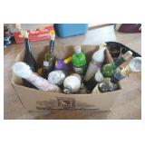 Lot of Bottle Decor (some have been converted to lamps) Lot of Bottle Decor (some have been converted to lamps)