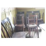 Wooden Dining Chairs 12ct Wooden Dining Chairs 12ct