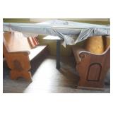 Table & 2 Benches (booth) Table & 2 Benches (booth)