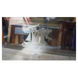 Etched Smoked Glass Sailboat Theme 68.5" by 28" Etched Smoked Glass Sailboat Theme 68.5" by 28"