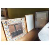Picture Frame, White Board, Mosaic Stone Mirror Picture Frame, White Board, Mosaic Stone Mirror