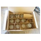 Decor Lot: Candles, Glassware-votives and other glasses Decor Lot: Candles, Glassware-votives and other glasses
