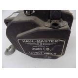 Haul Master 3000lb, 12 volt winch,  No Cable remote Haul Master 3000lb, 12 volt winch,  No Cable remote