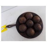 Antique 9" Round Cast Iron Pan Antique 9" Round Cast Iron Pan