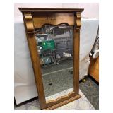 Large Wooden Frame Mirror Large Wooden Frame Mirror