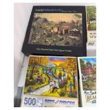 Large Lot of Puzzles Large Lot of Puzzles