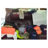 Baseball Hats and Winter Gear.