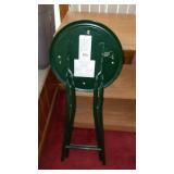 Folding Stool, Rolling Card, Office Chair, Tabletop. Vintage