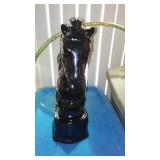 Marble Chess and Backgammon Board, Ceramic Knight, and More.