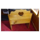 Small Bench, Walking Stick, Framed Print.
