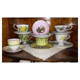Large lot Vintage Teacups Nippon, Germany, and More.