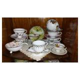Large lot Vintage Teacups Nippon, Germany, and More.