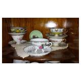 Large lot Vintage Teacups Nippon, Germany, and More.
