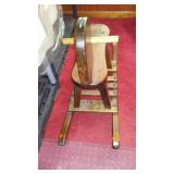 Handcrafted Wood Rocking Horse.