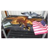 Handcrafted 3D Eagle and Décor.