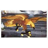 Handcrafted 3D Eagle and Décor.