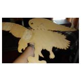 Handcrafted 3D Eagle and Décor.