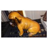 Vintage Marwal Resin Plaster Mastiff Dog and More.