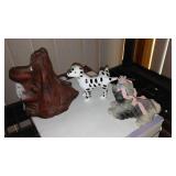 Vintage Marwal Resin Plaster Mastiff Dog and More.