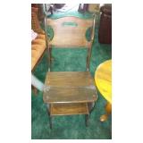 Convertible Chair/Ladder, Coffee Table and Shelf.
