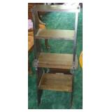 Convertible Chair/Ladder, Coffee Table and Shelf.