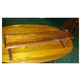 Convertible Chair/Ladder, Coffee Table and Shelf.